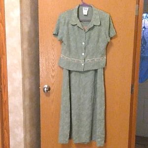 K Studio 2 piece dress with cardigan